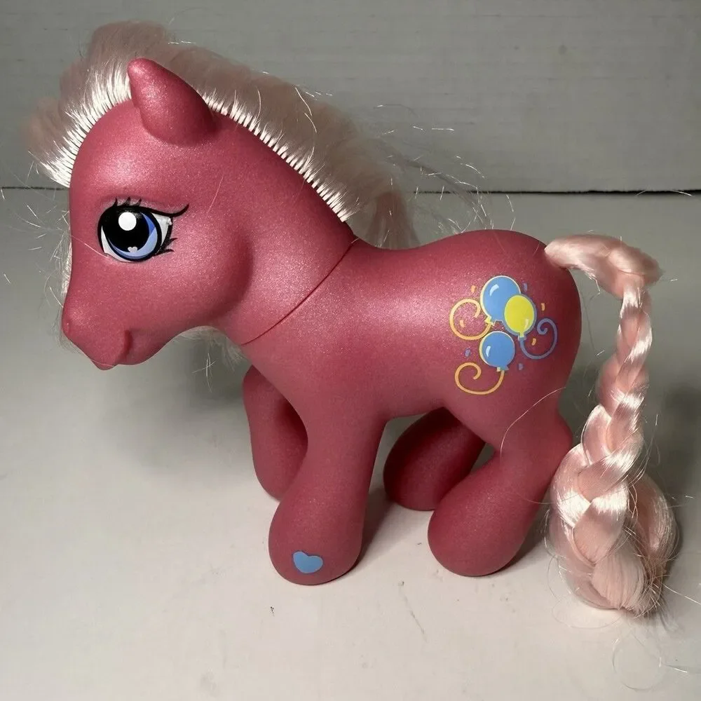 My Little Pony G3 Pinkie Pie Birthday Balloons Basic Fun Retro Figure Hasbro